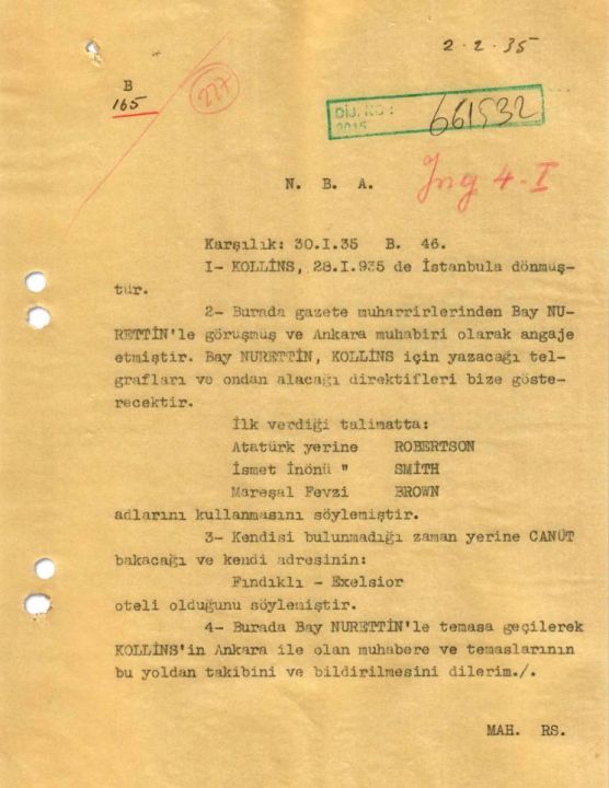 MİT Arşivini Açtı: Atatürk ve İnönü'nün Kod Adları Ortaya Çıktı